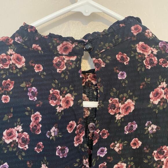 Wild Fable Dress Tunic Womens Size Large Floral Whimsigoth Dark Romance Fairy - Picture 5 of 6